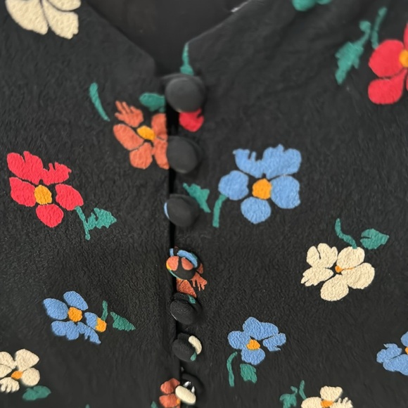 Madewell Button-Down Cami in Pressed Flowers - Picture 4 of 7